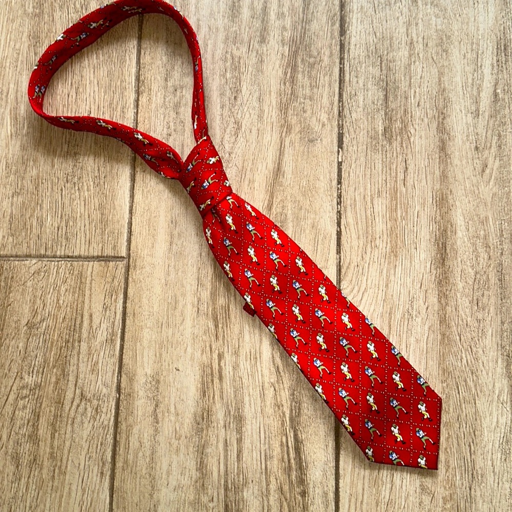 Silk Football Player Tie